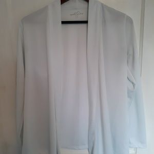 Eddie Bauer white cardigan